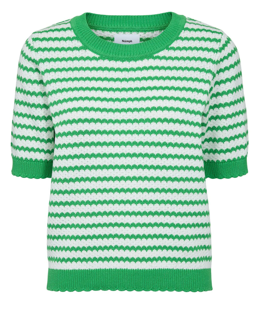 Nümph striped pullover In Green