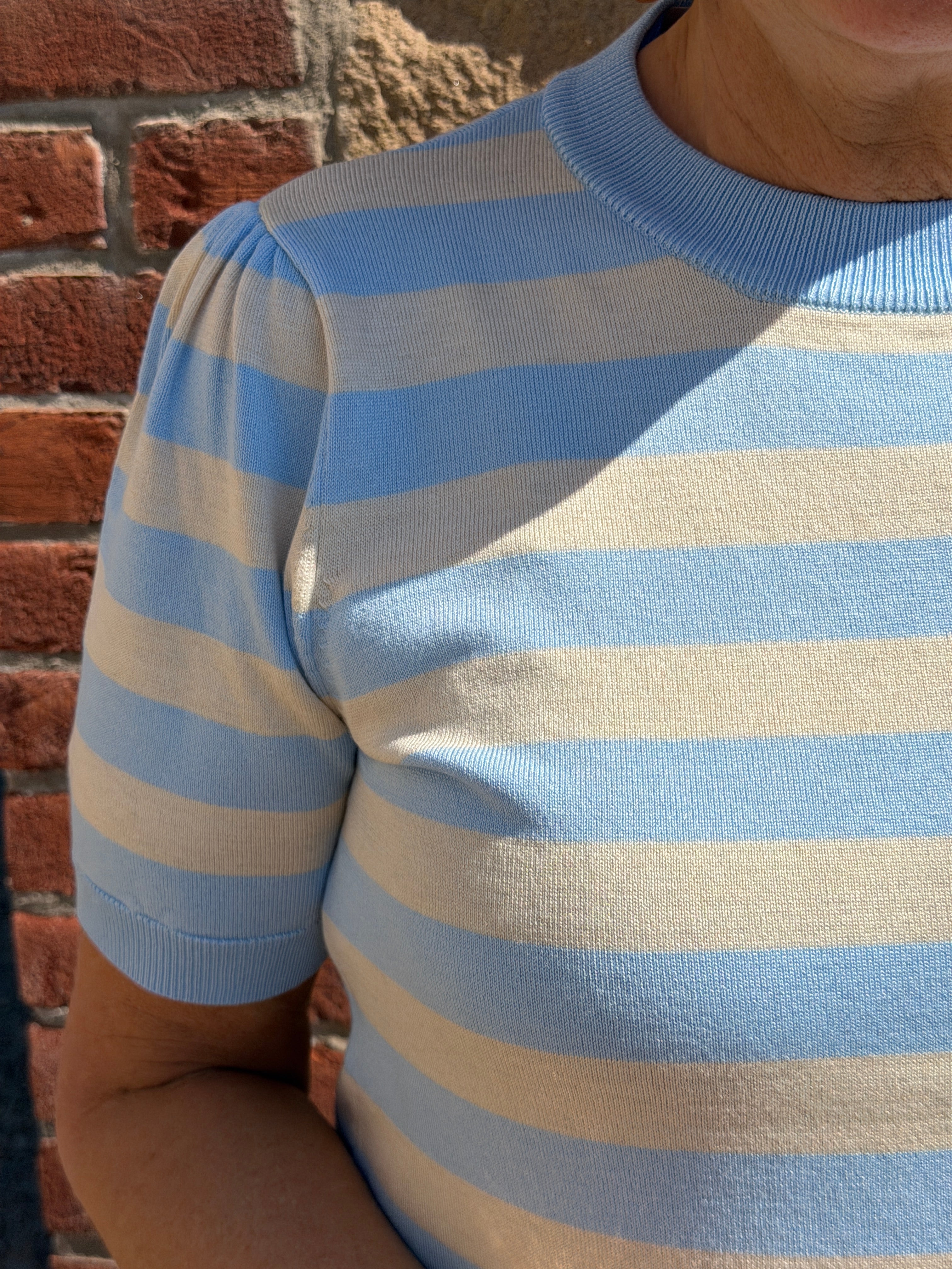 Saint Tropez Mila blocked stripe pullover