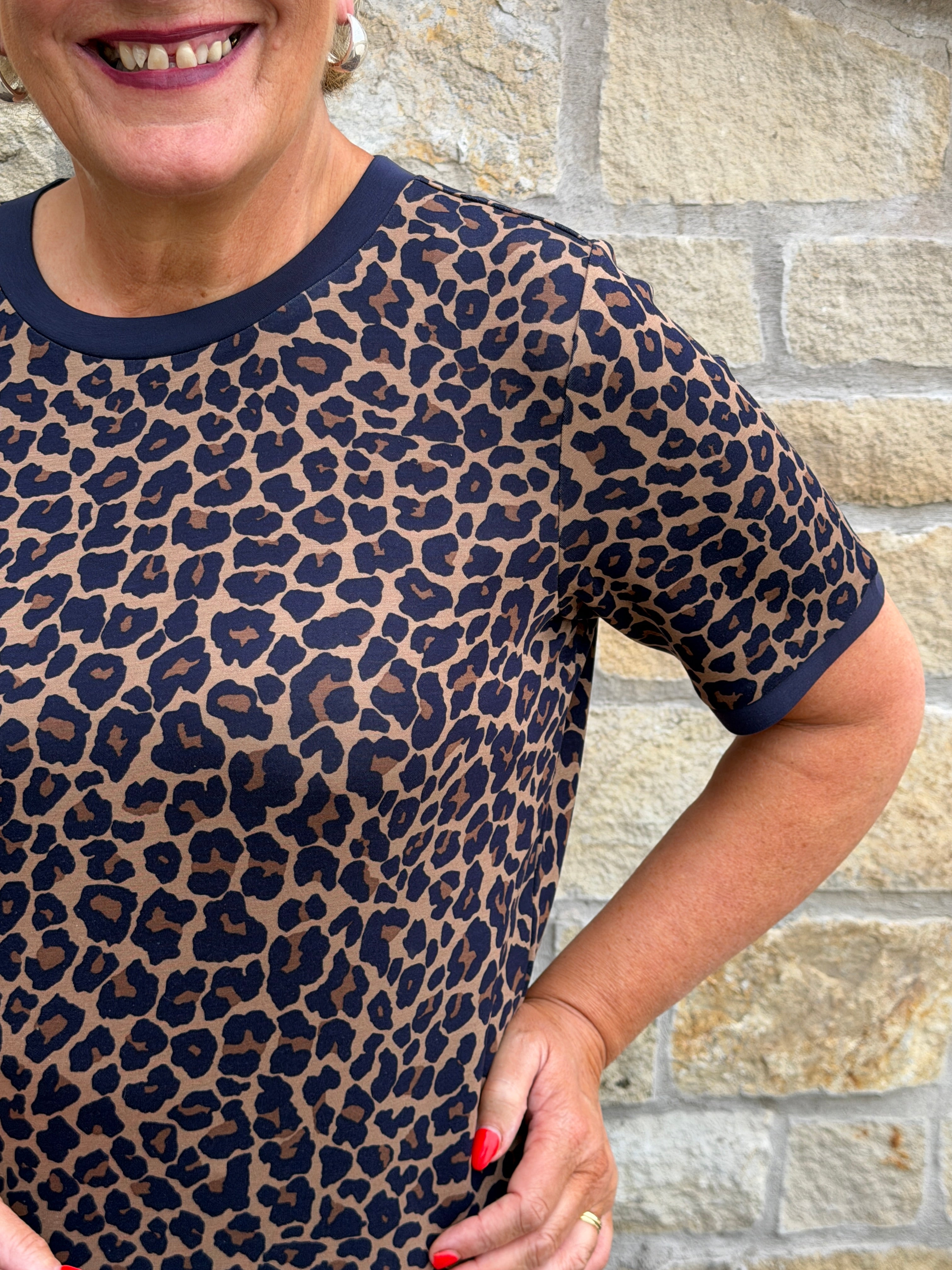 Cecil Leo Modal T-shirt In creamy Mocha