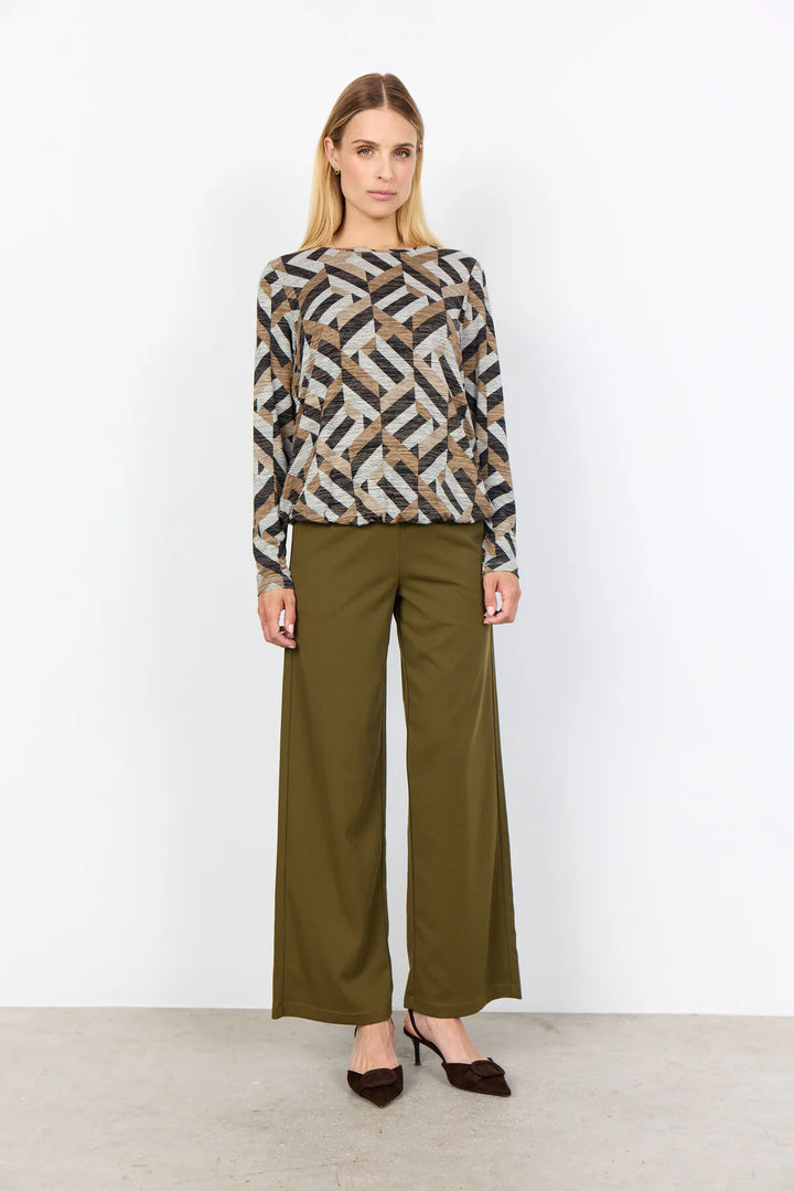 Soya Concept Galina Top In Sand Multi