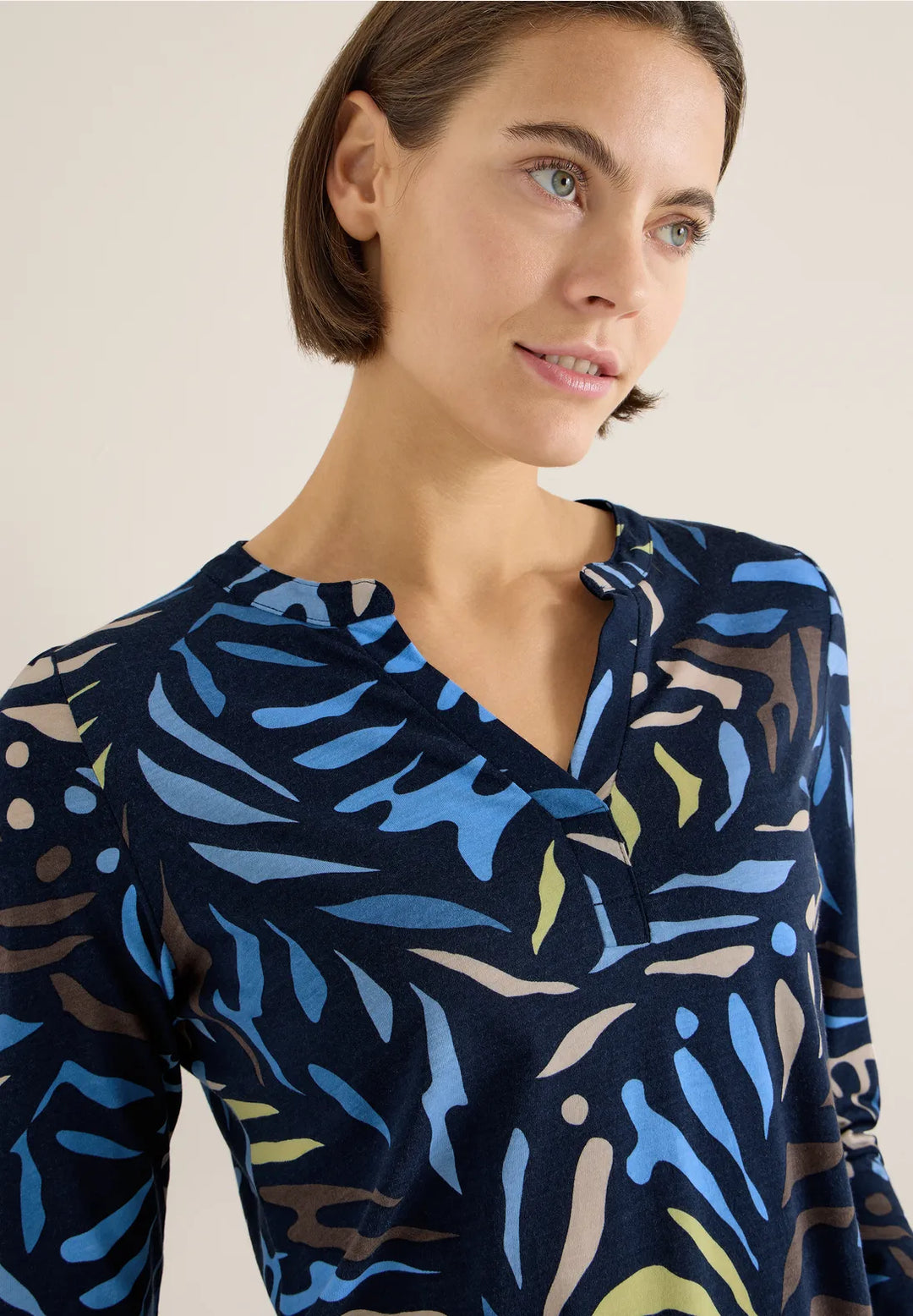 Cecil Multi Top In Universal Blue