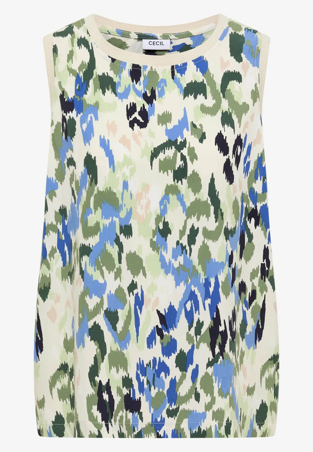Cecil Sleeveless Top In Cashmere Beige