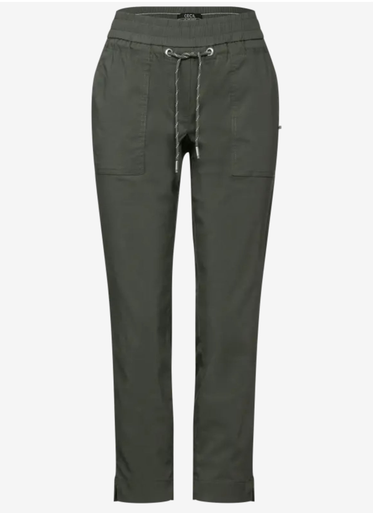 Cecil Tracey 7/8 Trousers In Cool Khaki