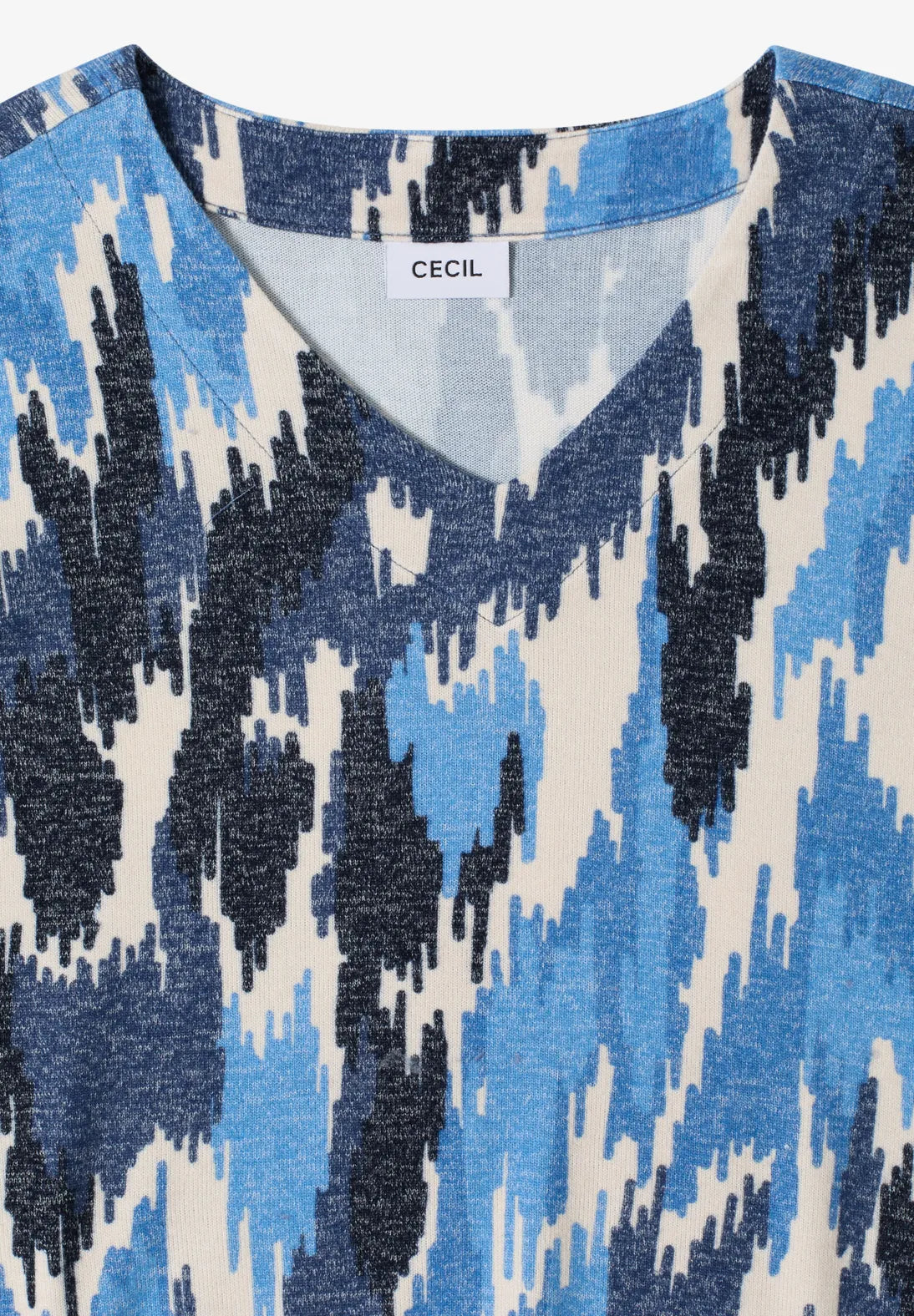Cecil v-neck jumper In Universal Blue