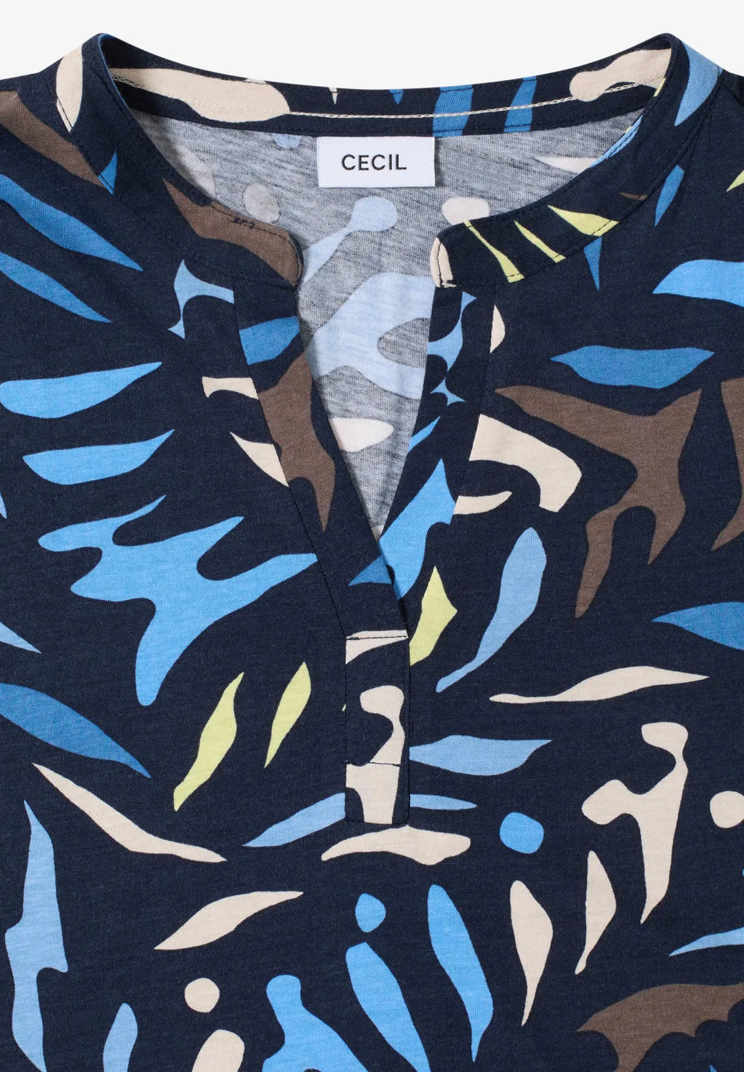 Cecil Multi Top In Universal Blue