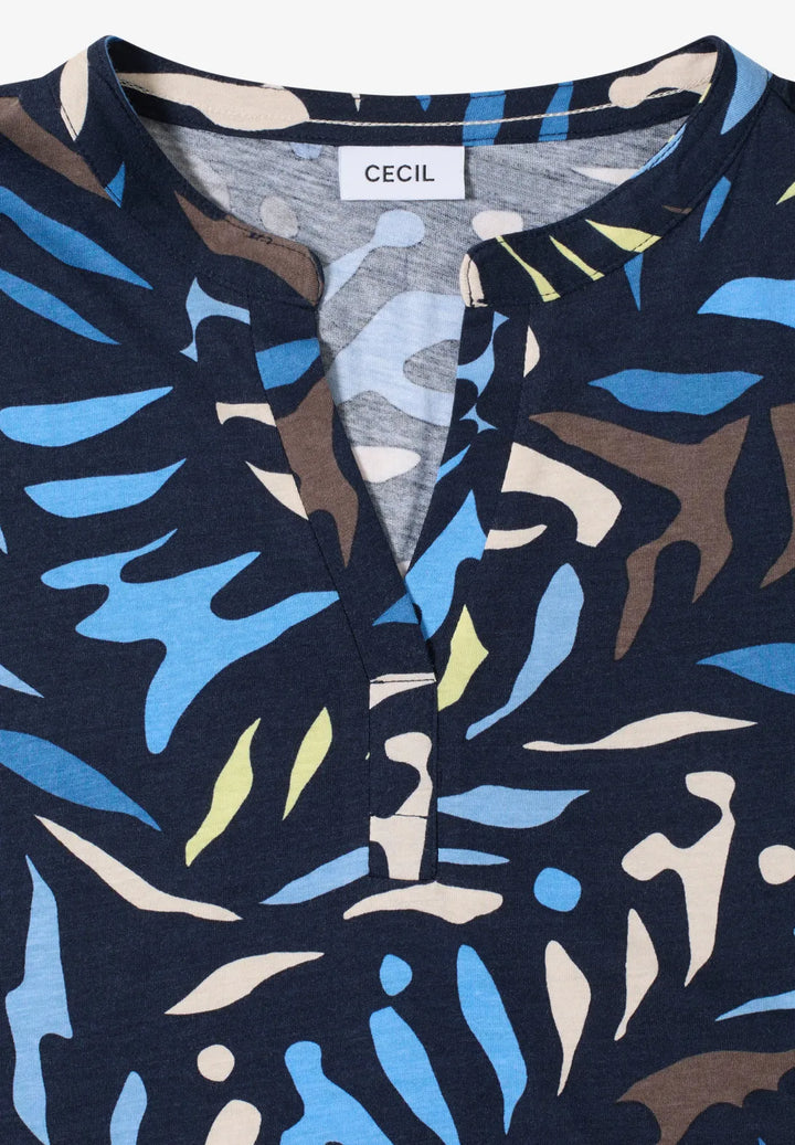 Cecil Multi Top In Universal Blue