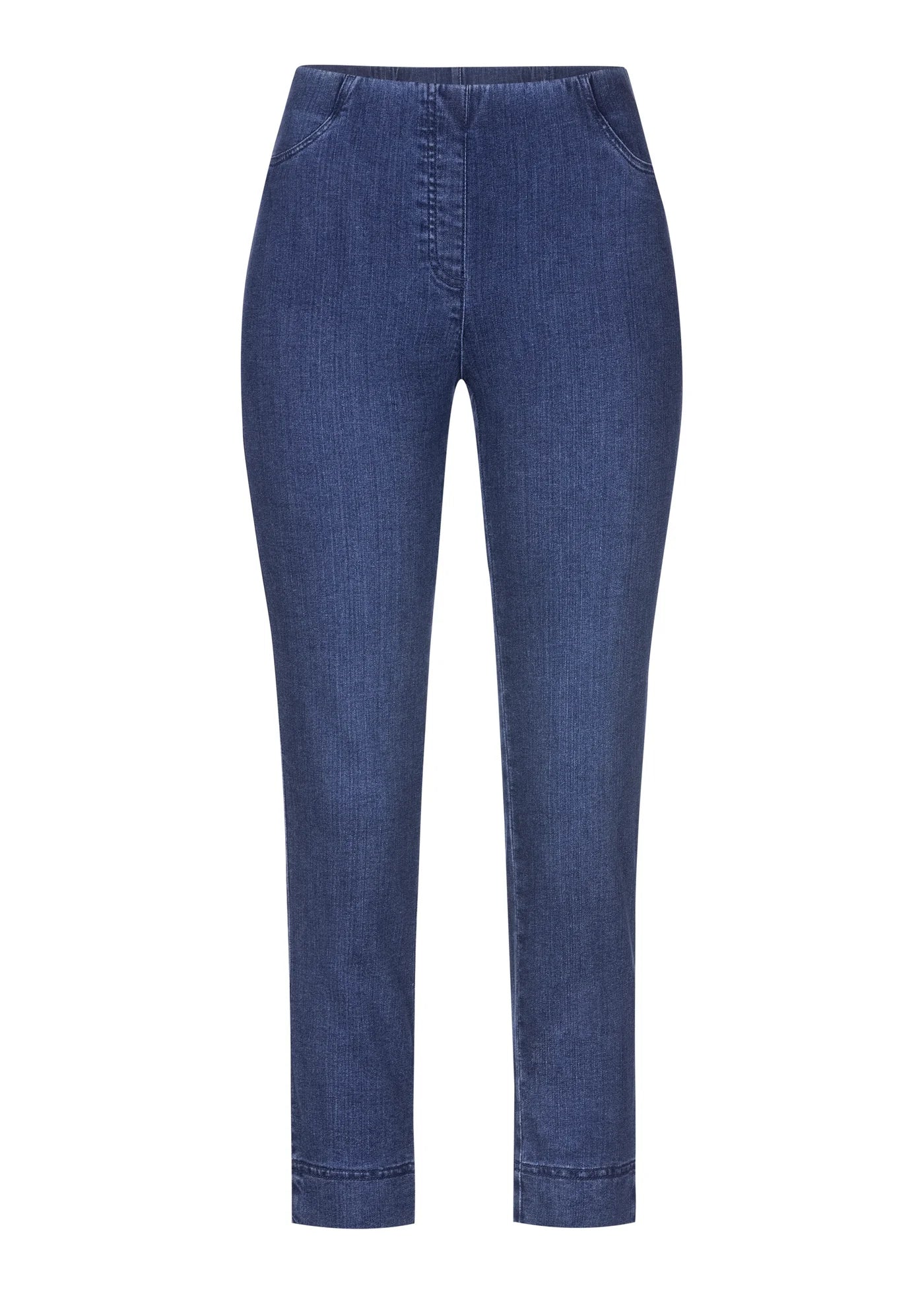Stehmann Igor Pull on 6/8 Jeans In Fjord Navy