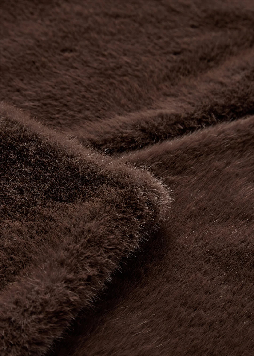 Soya Concept Vendla Fur scarf in dark plum