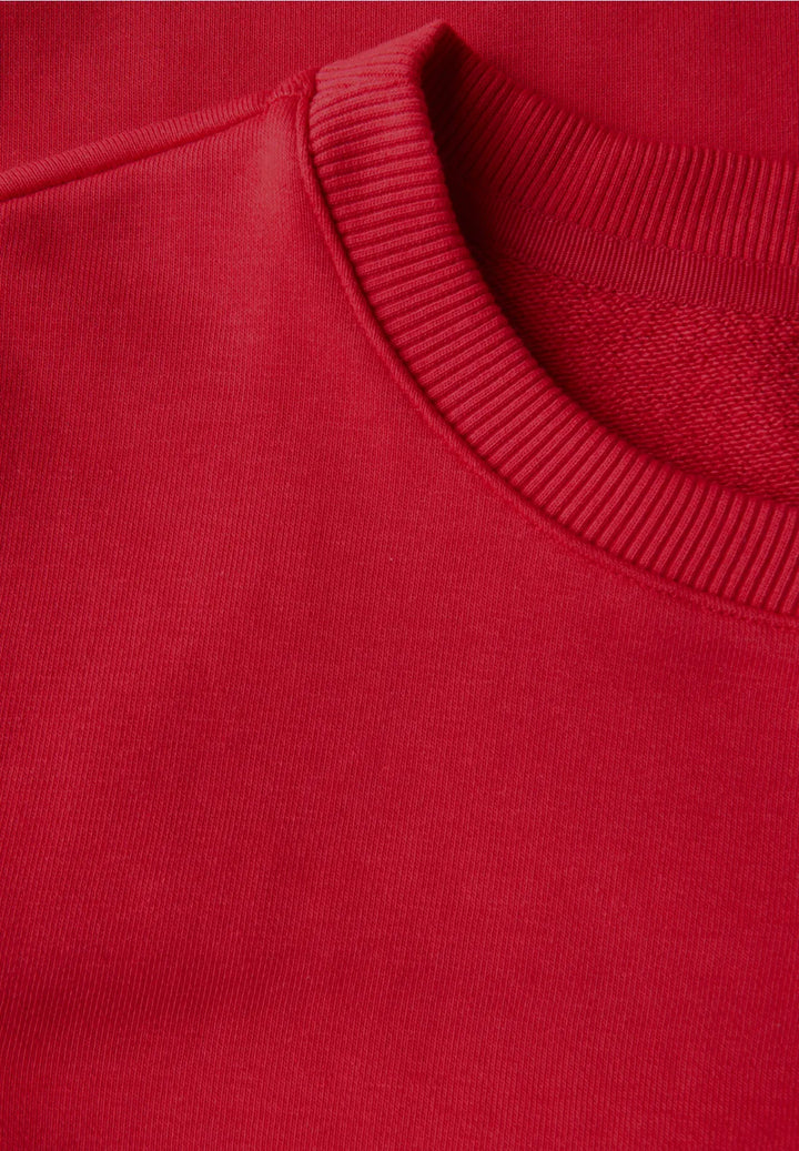 Street One crewneck sweatshirt In Glory Red