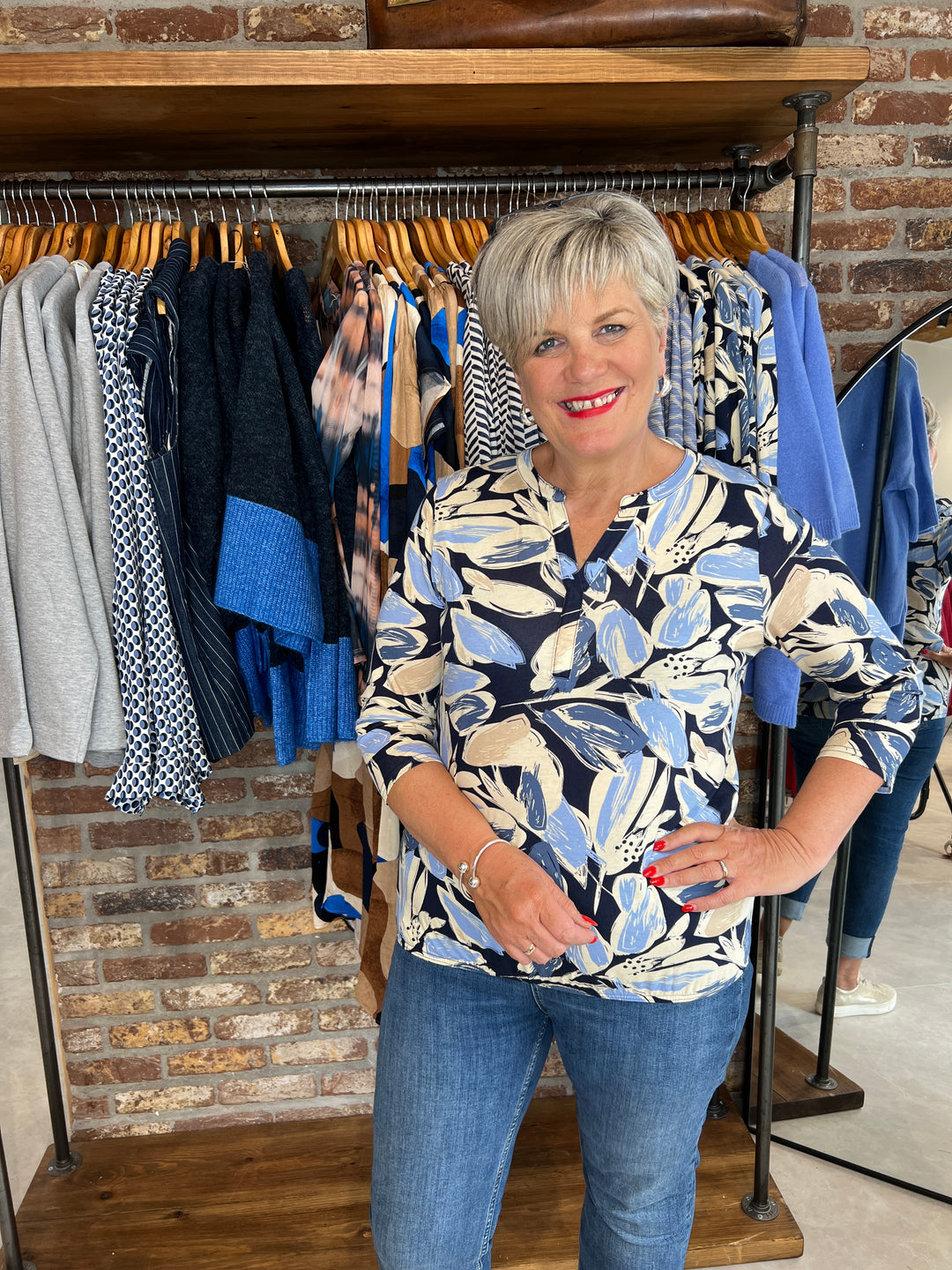 Soya Concept Felicity Top In Light Blue