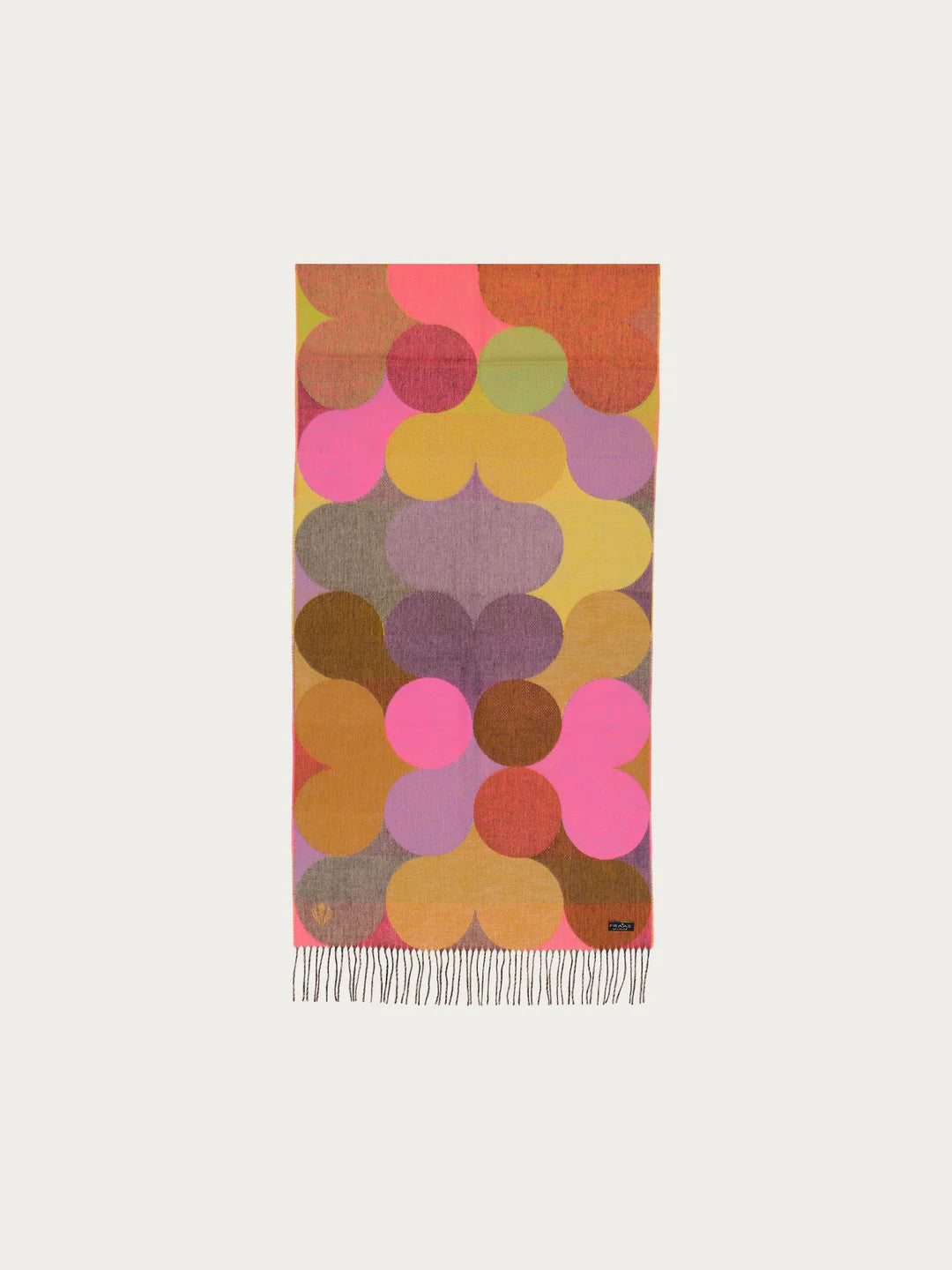 Cashmink Polka Dot design Scarf In Multicolour