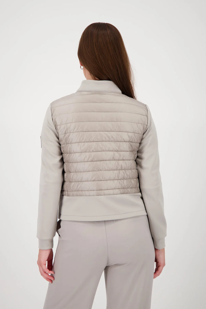 Monari Quilt Jacket In Greige