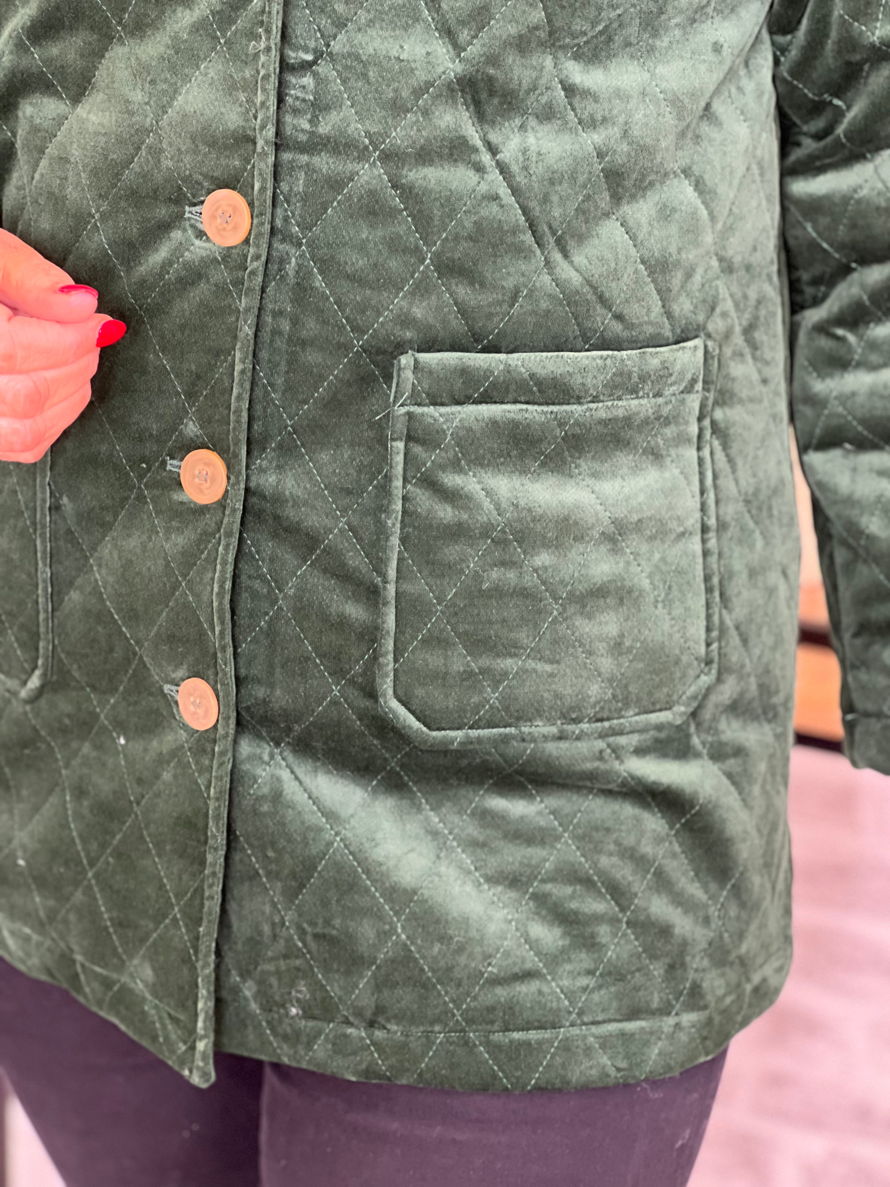 FRNCH Laia Jacket In Green