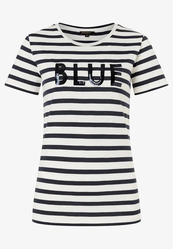 More & More T-shirt With Stripes In Multi