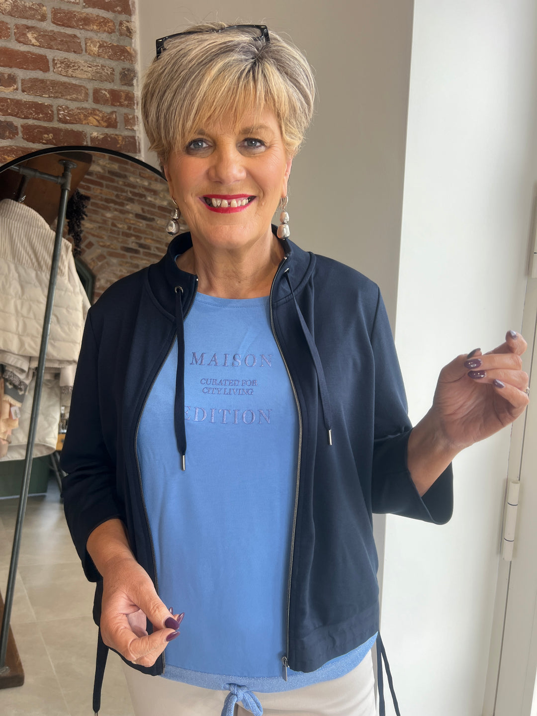 Street One jacket In Shadowed Navy