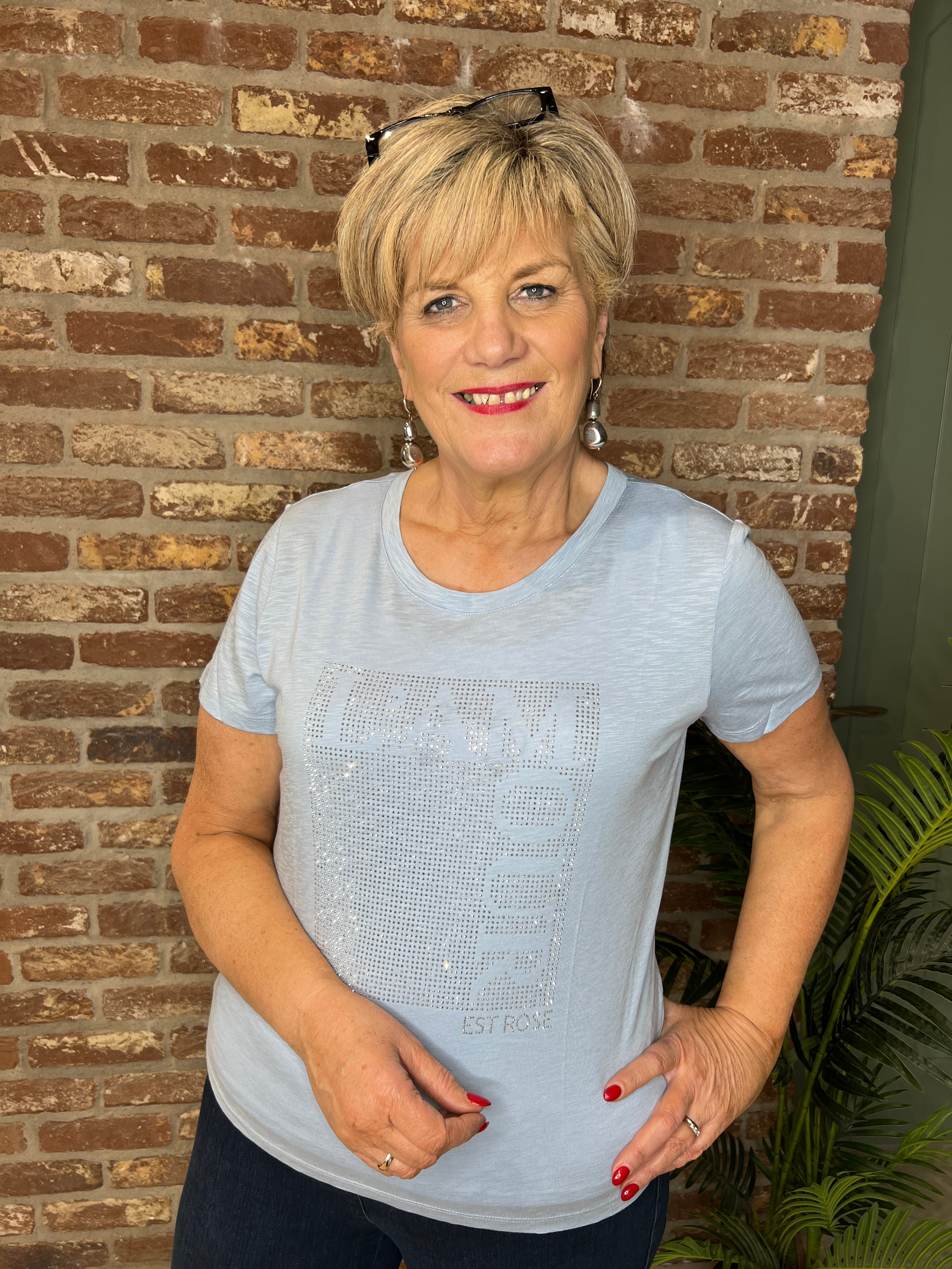 Monari Printed T-shirt In Seaside