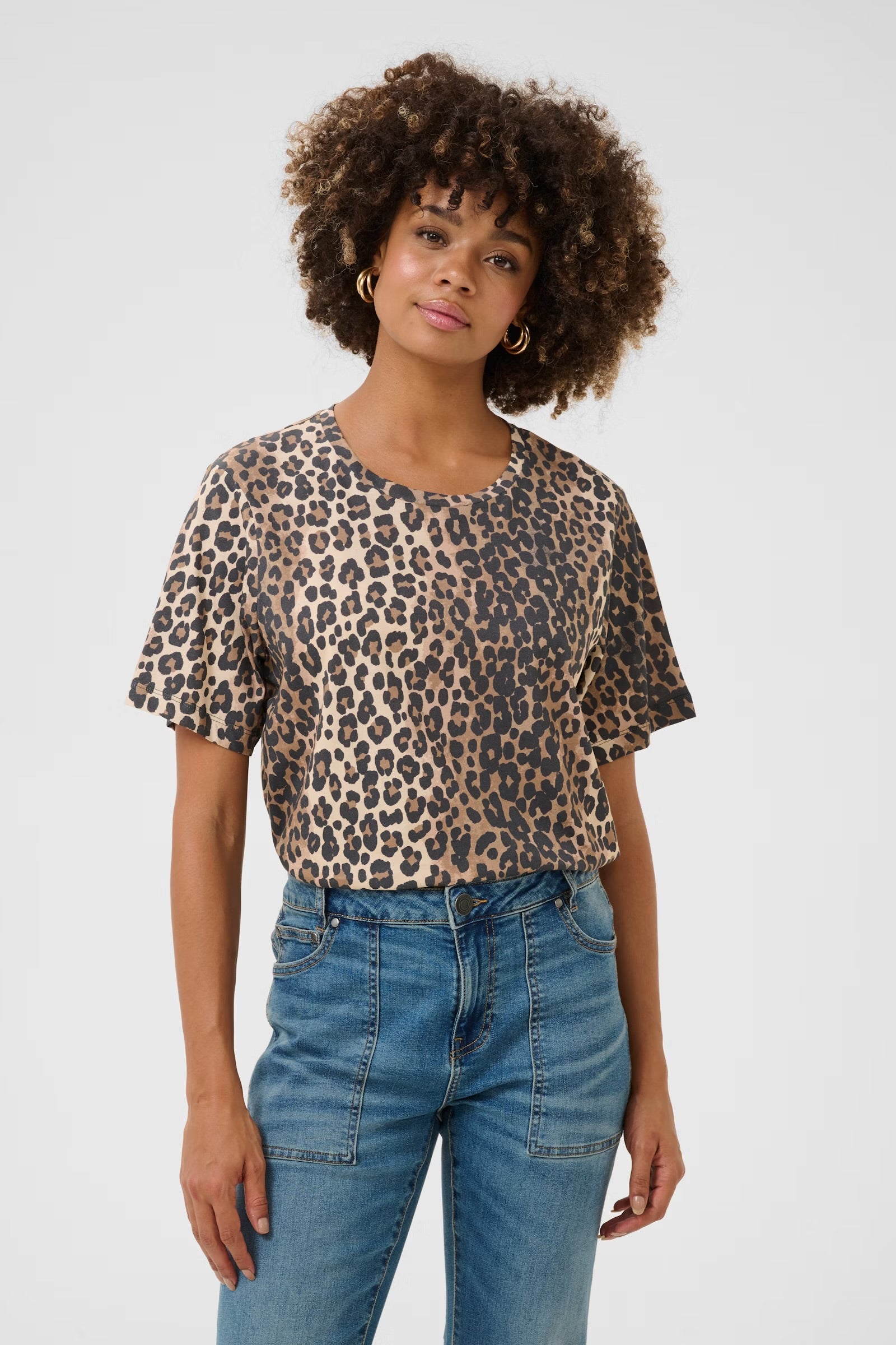 Culture Cutomo Amore T-shirt In Leopard