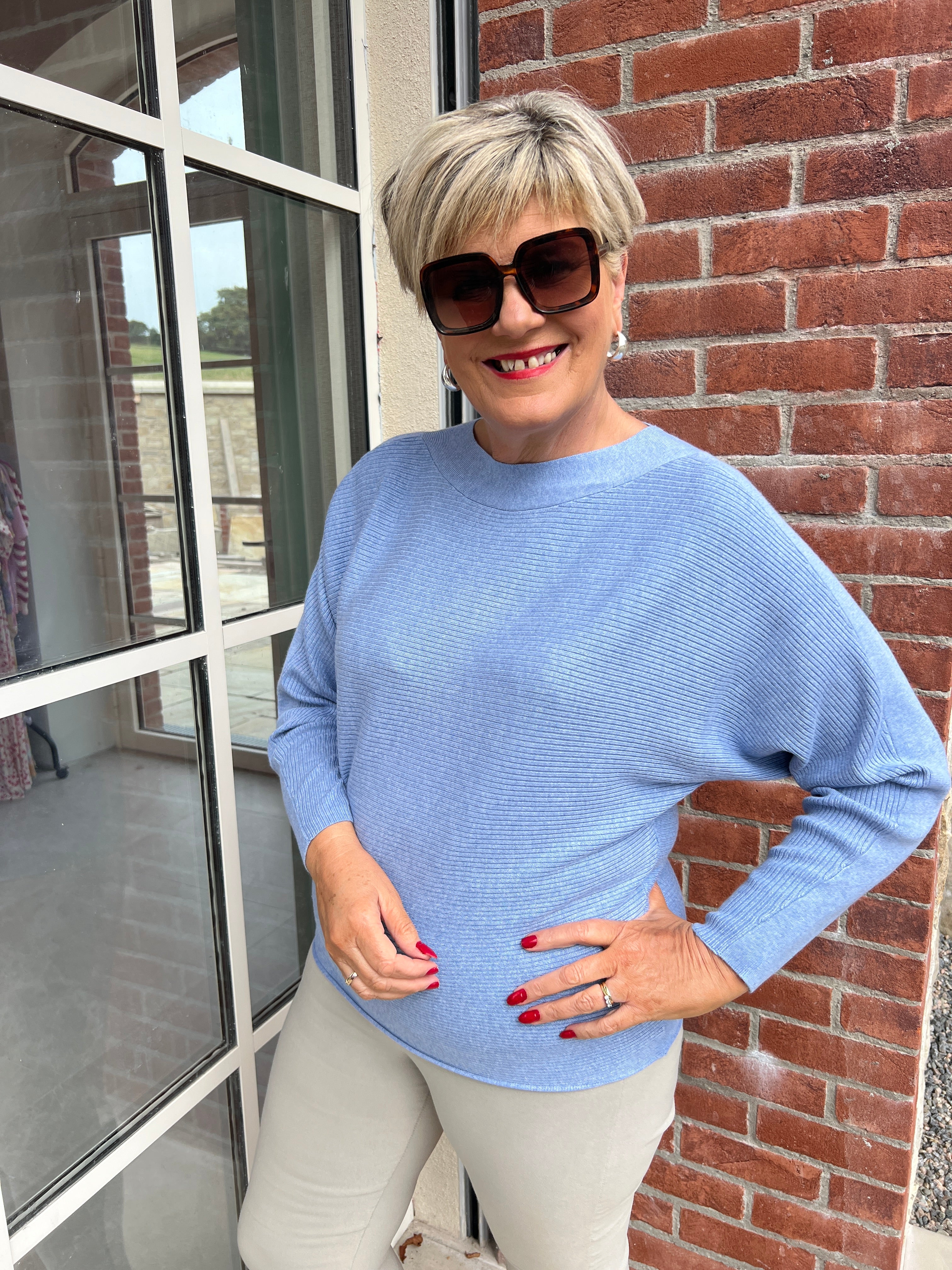 Soya Concept Dollie Pullover In Blue