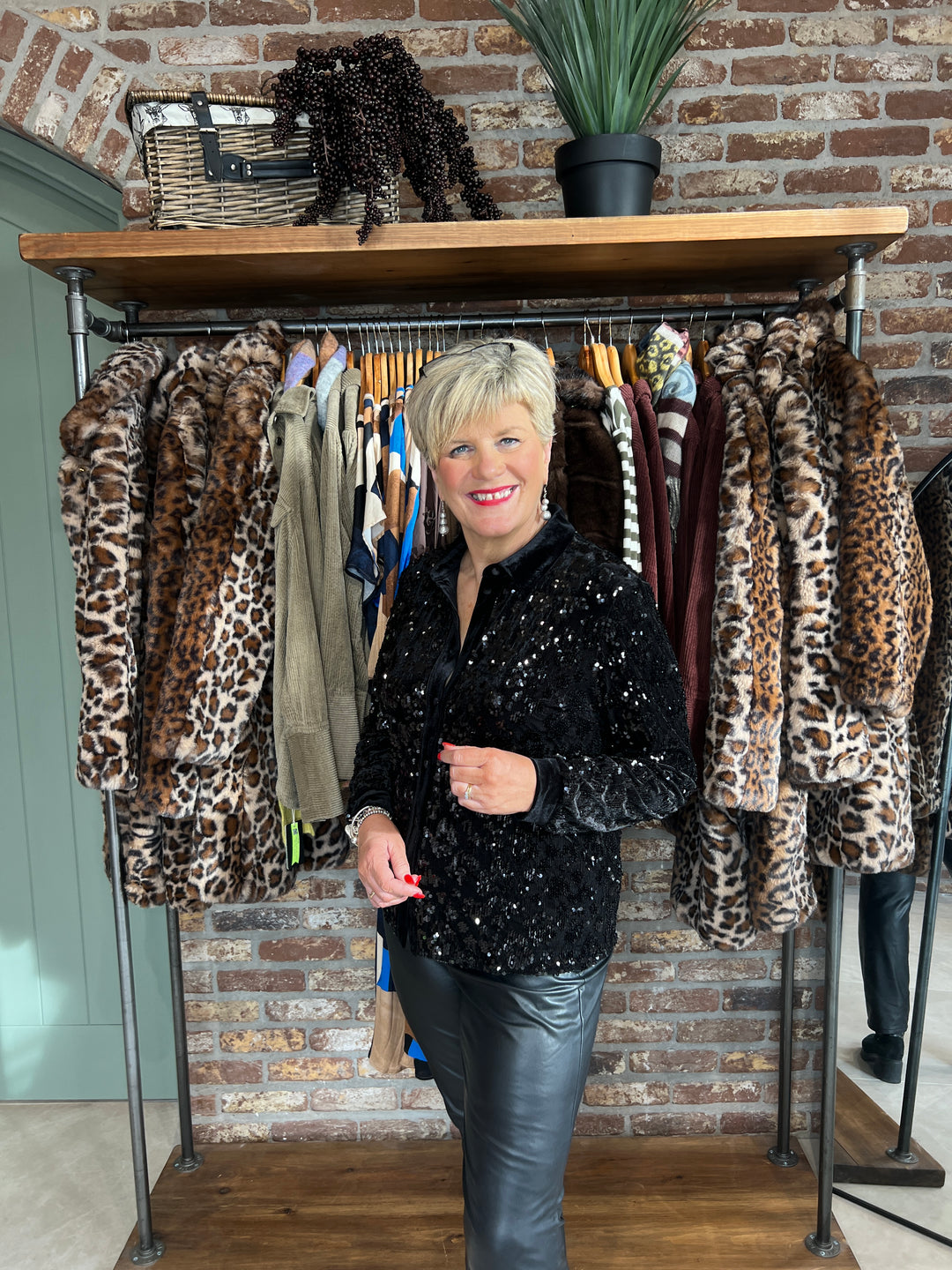 Nümph Nukimsi Sparkle Shirt In Black