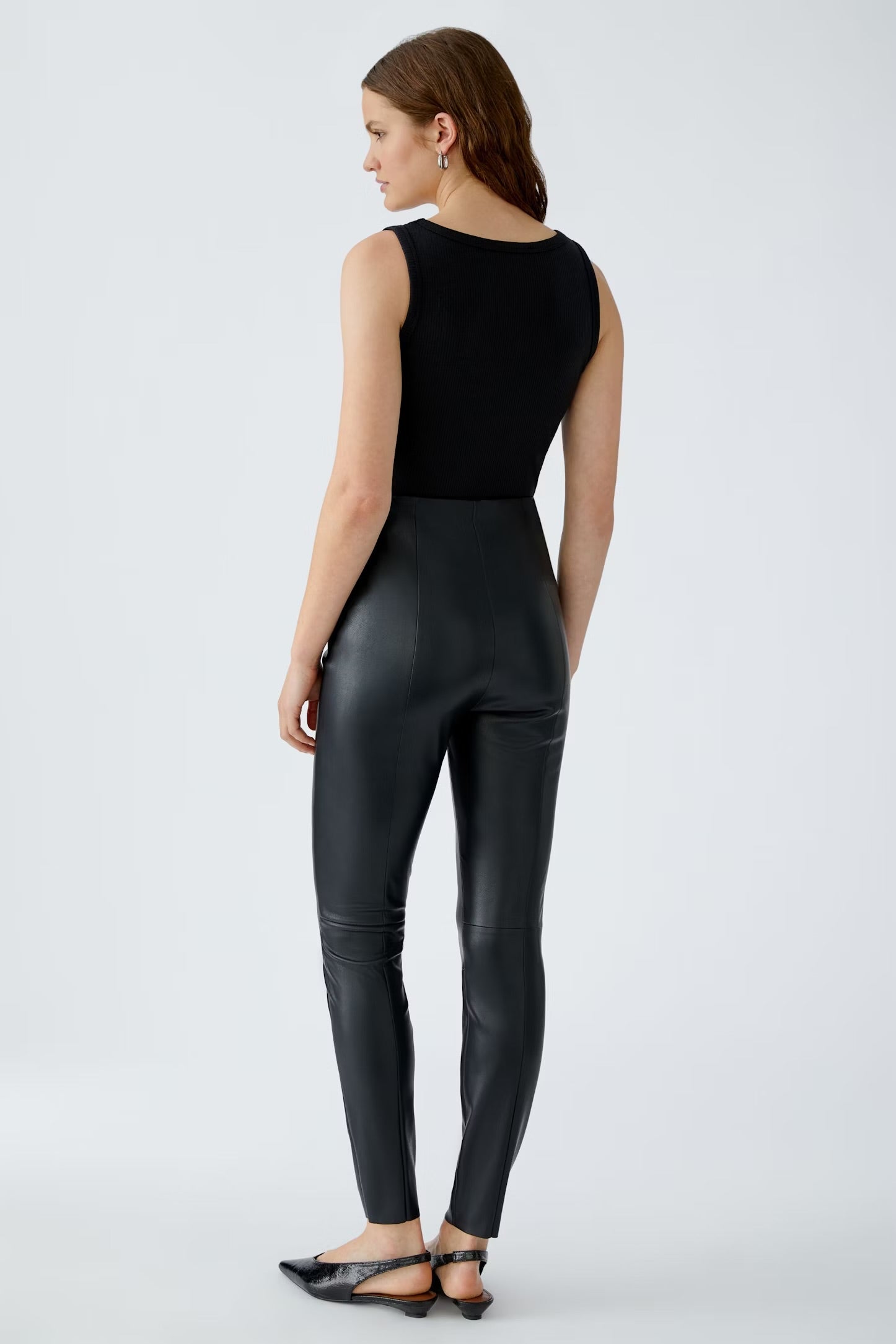 Oui Chasey Leggings In Black