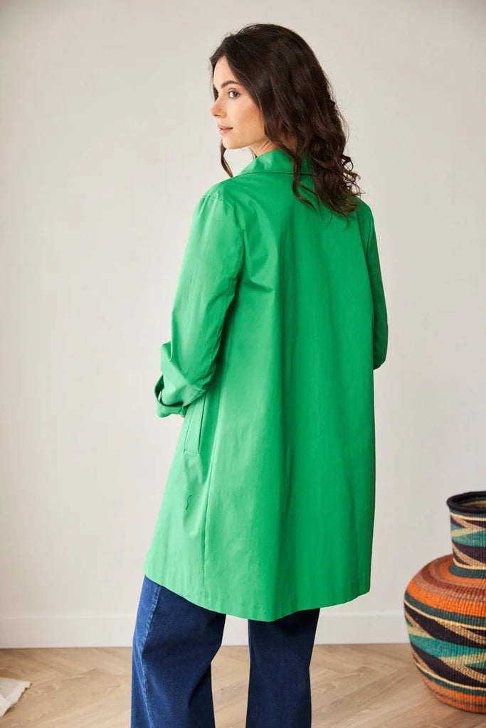 Peruzzi Mac Coat in Green