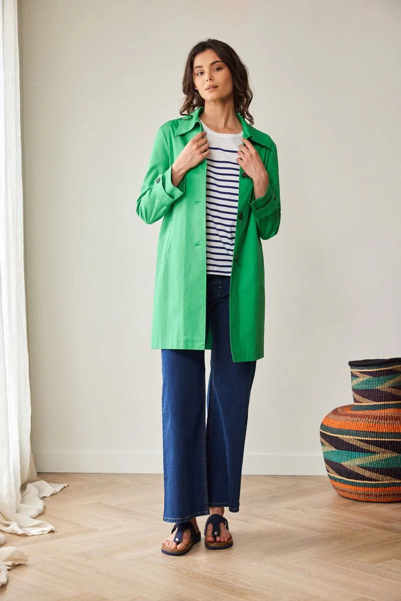 Peruzzi Mac Coat in Green