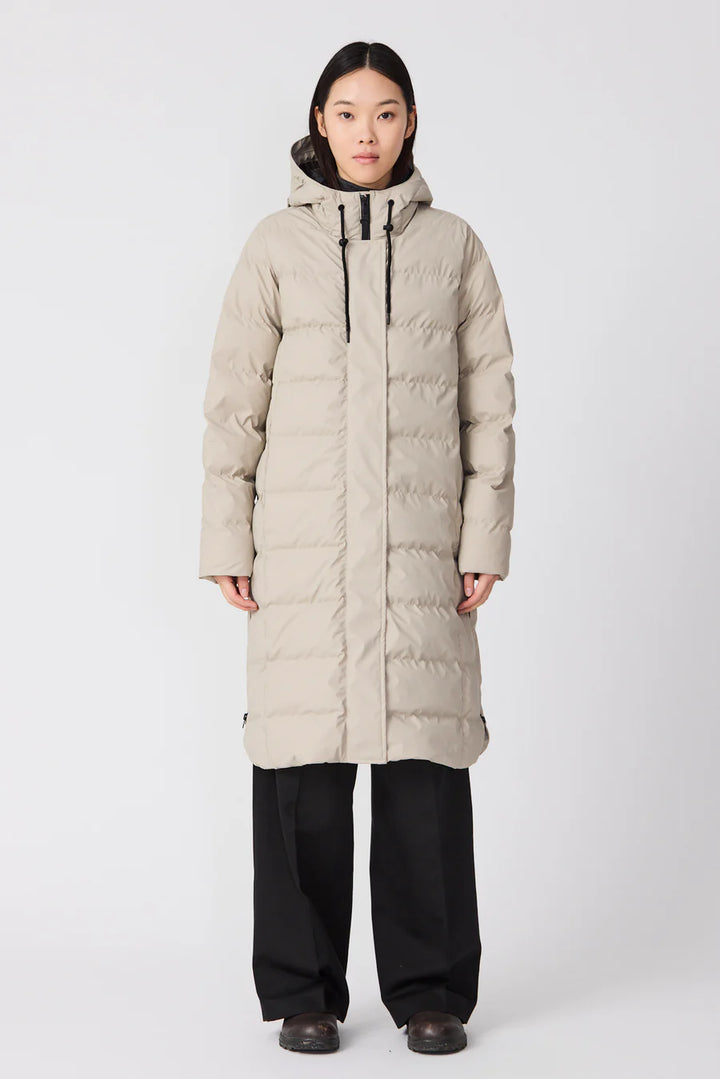 Tanta Puddle Puffa raincoat in Stone Grey