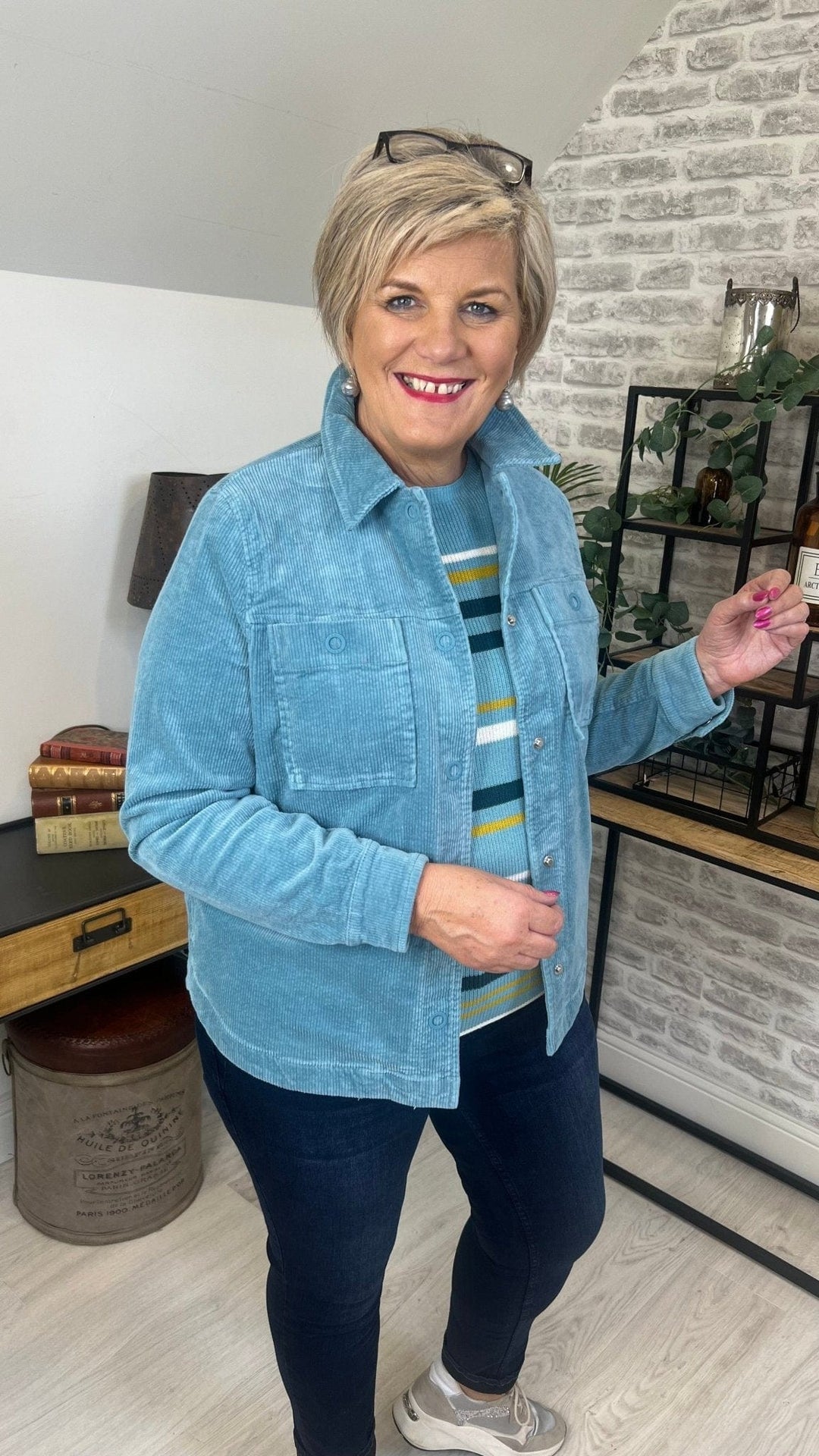 Cecil Corduroy Shirt Jacket - Crabtree Cottage