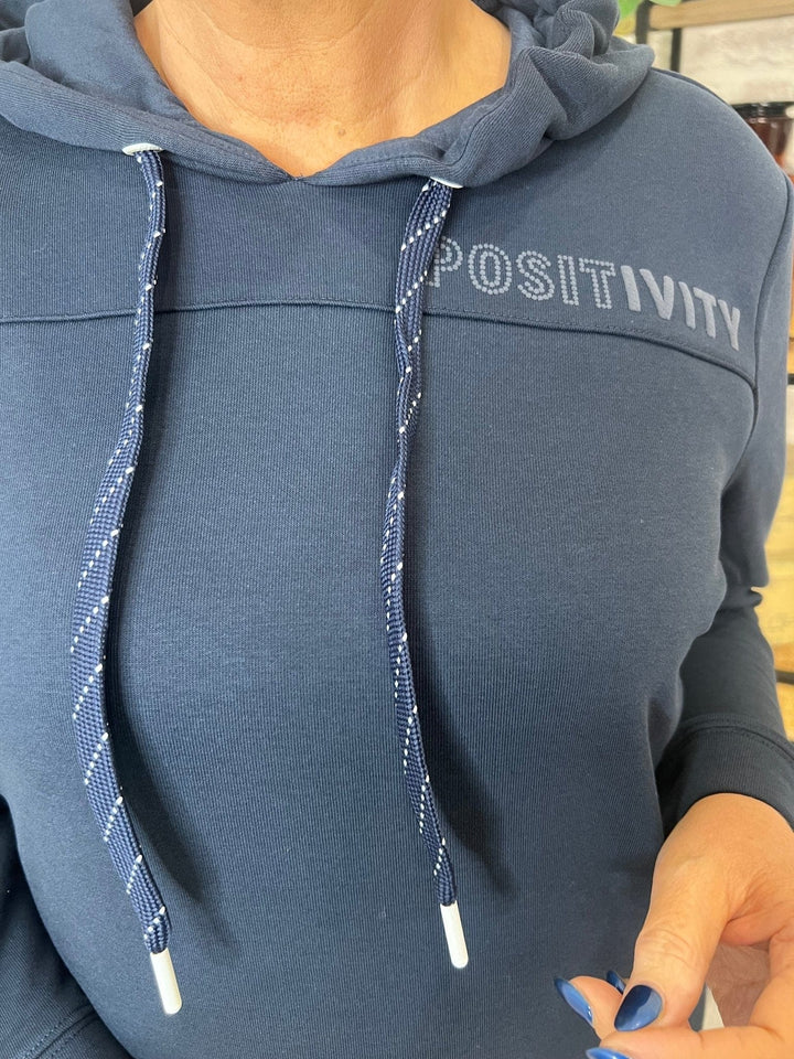 Cecil Hooded Sweatshirt In Universal Blue - Crabtree Cottage