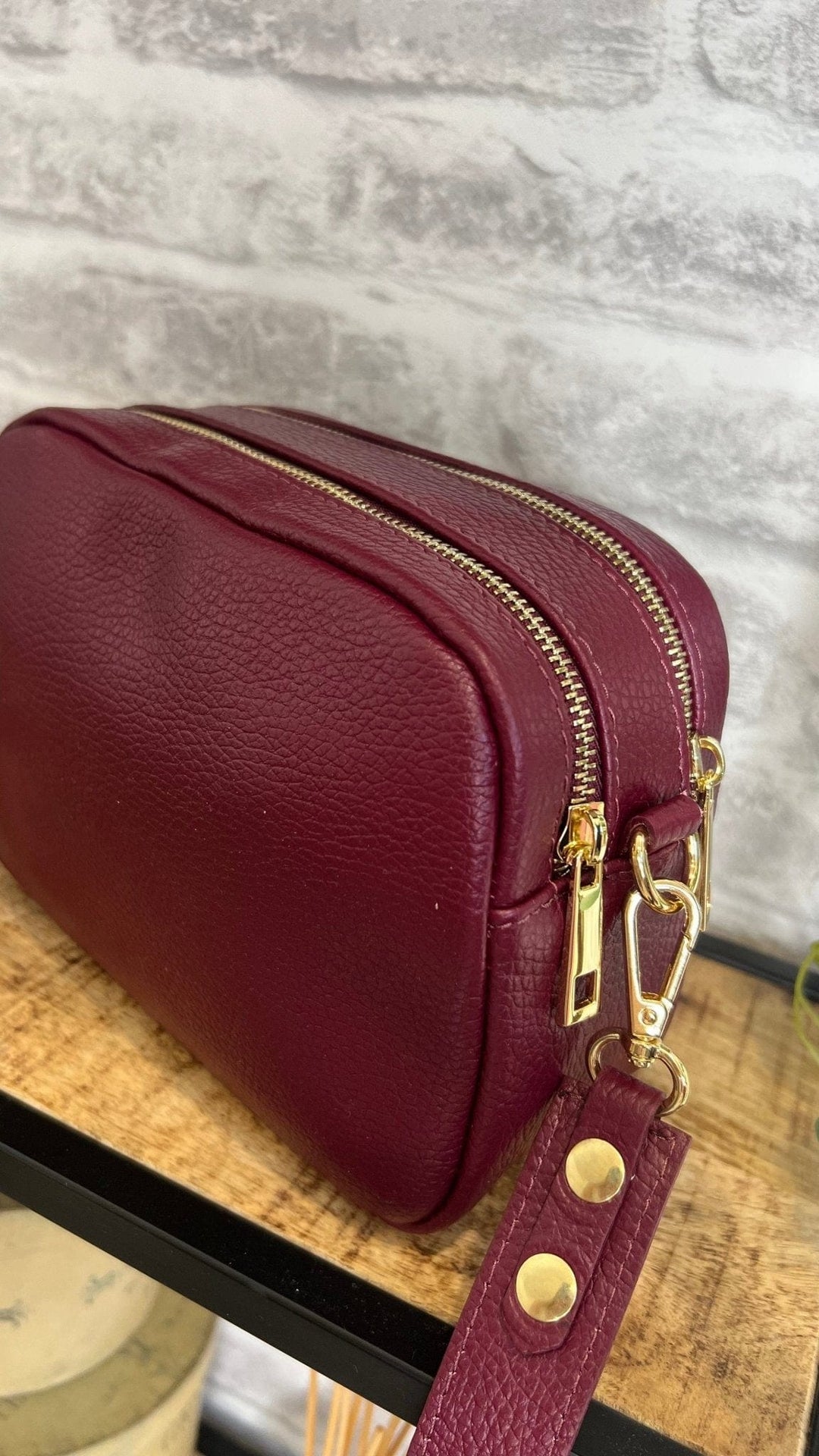 Ciara Leather Medium Crossbody Bag - Crabtree Cottage