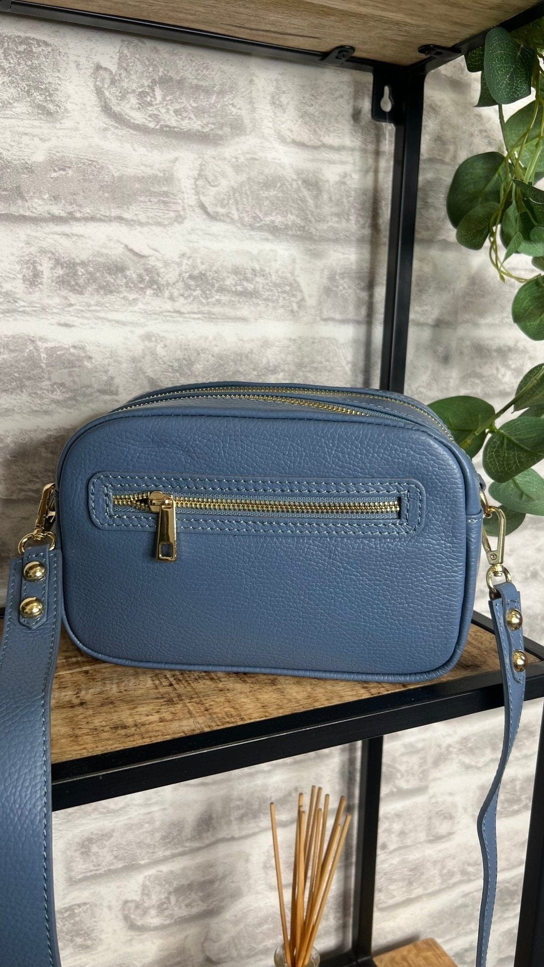Ciara Leather Medium Crossbody Bag - Crabtree Cottage