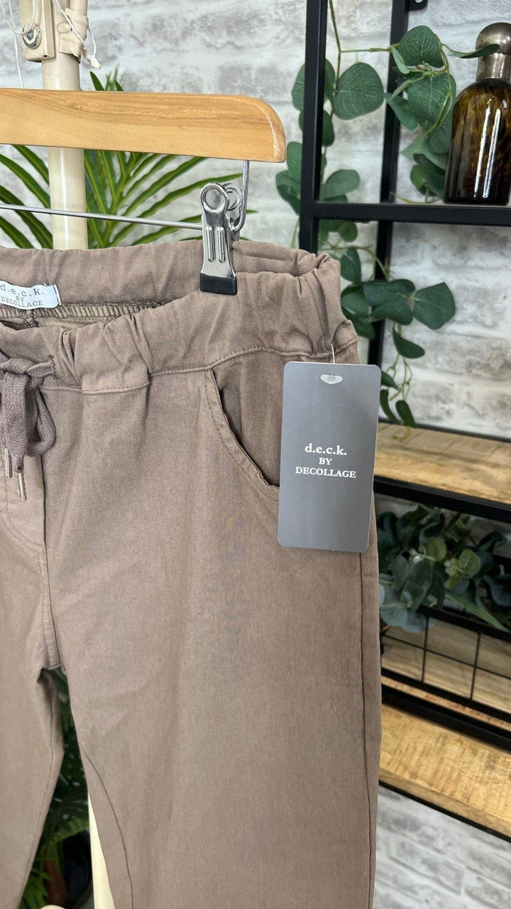 Deck By Decollage Drawstring Trousers - Crabtree Cottage