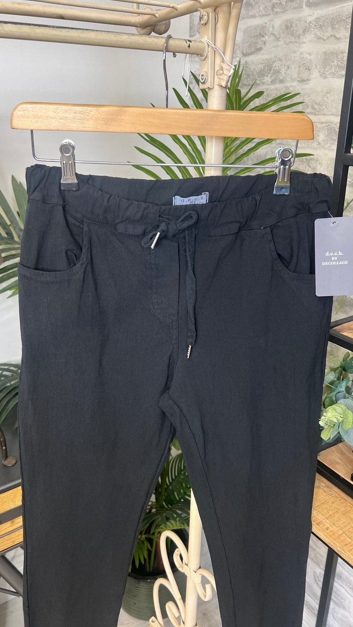 Deck By Decollage Drawstring Trousers - Crabtree Cottage