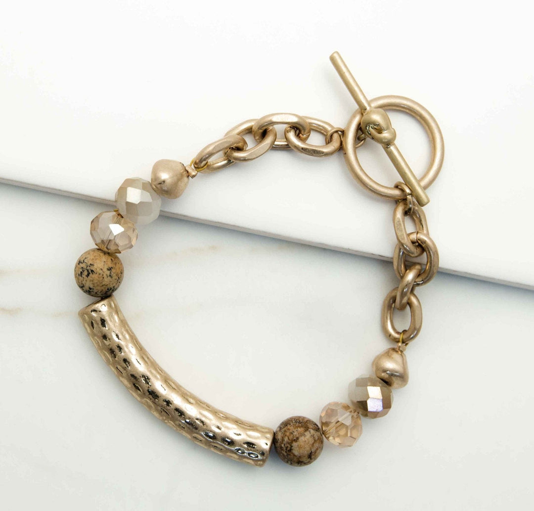 Envy Gold Bead Chain Bracelet - Crabtree Cottage
