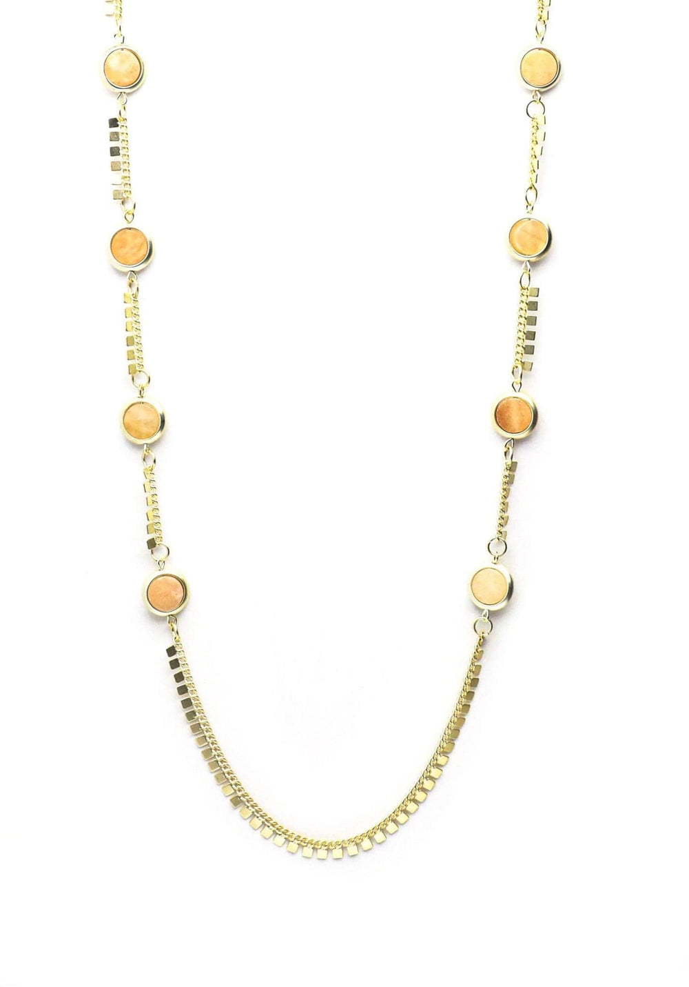 Envy Gold Long Necklace - Crabtree Cottage