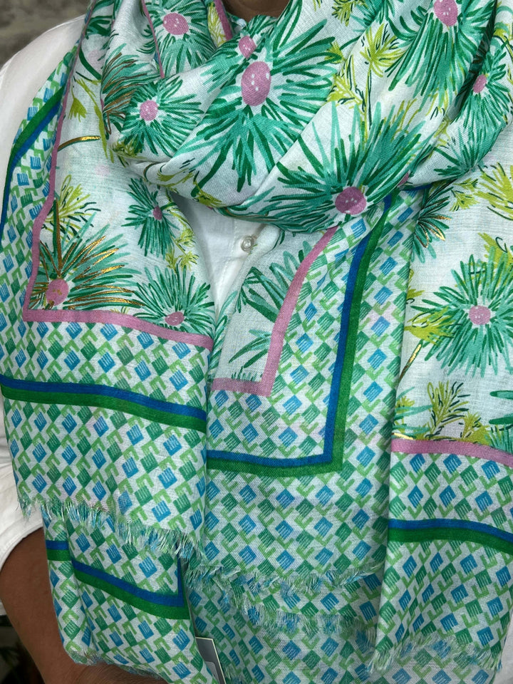 Kate Honor Green Scarf