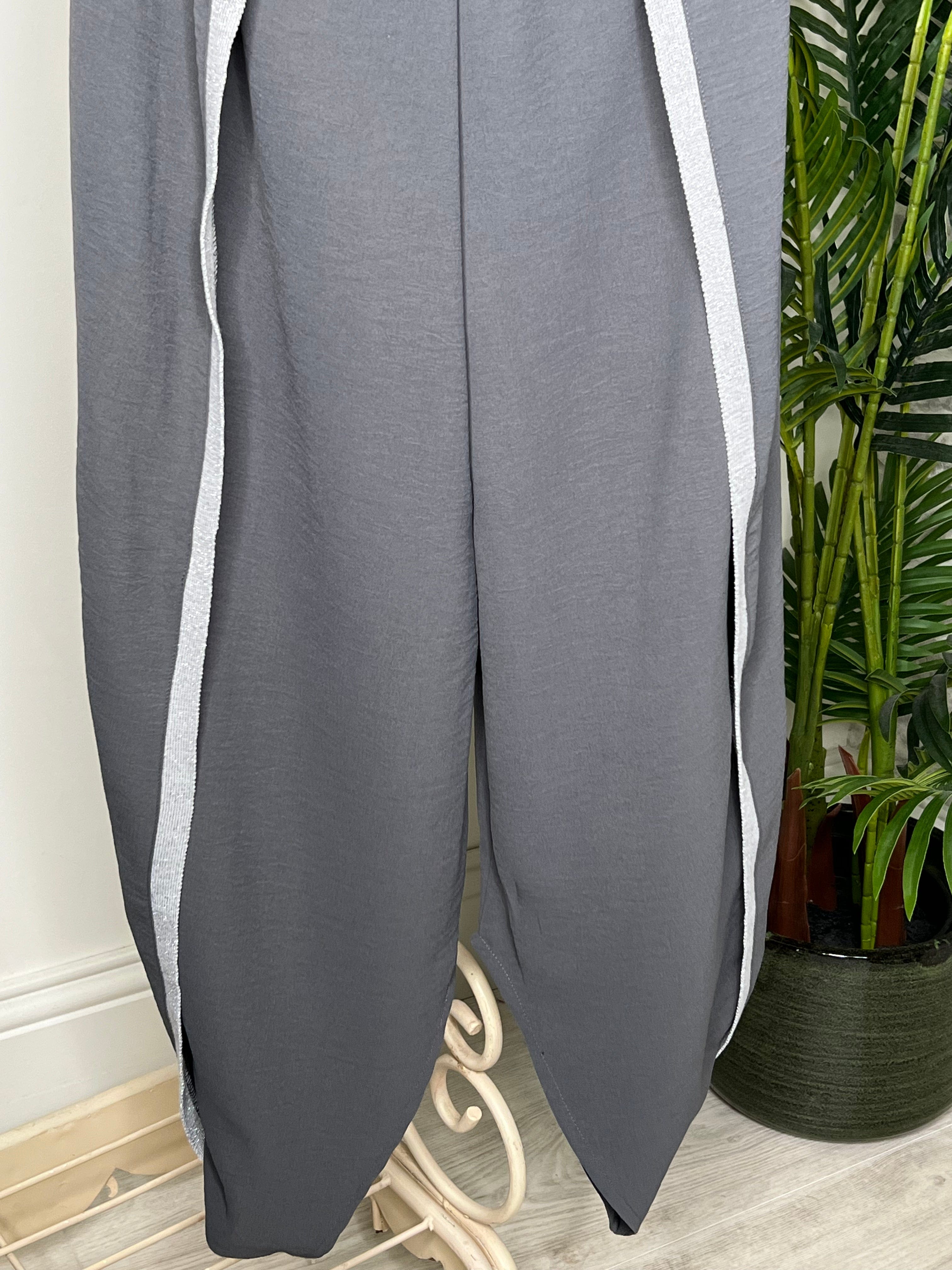 Seva Grey Stripe Trousers 014