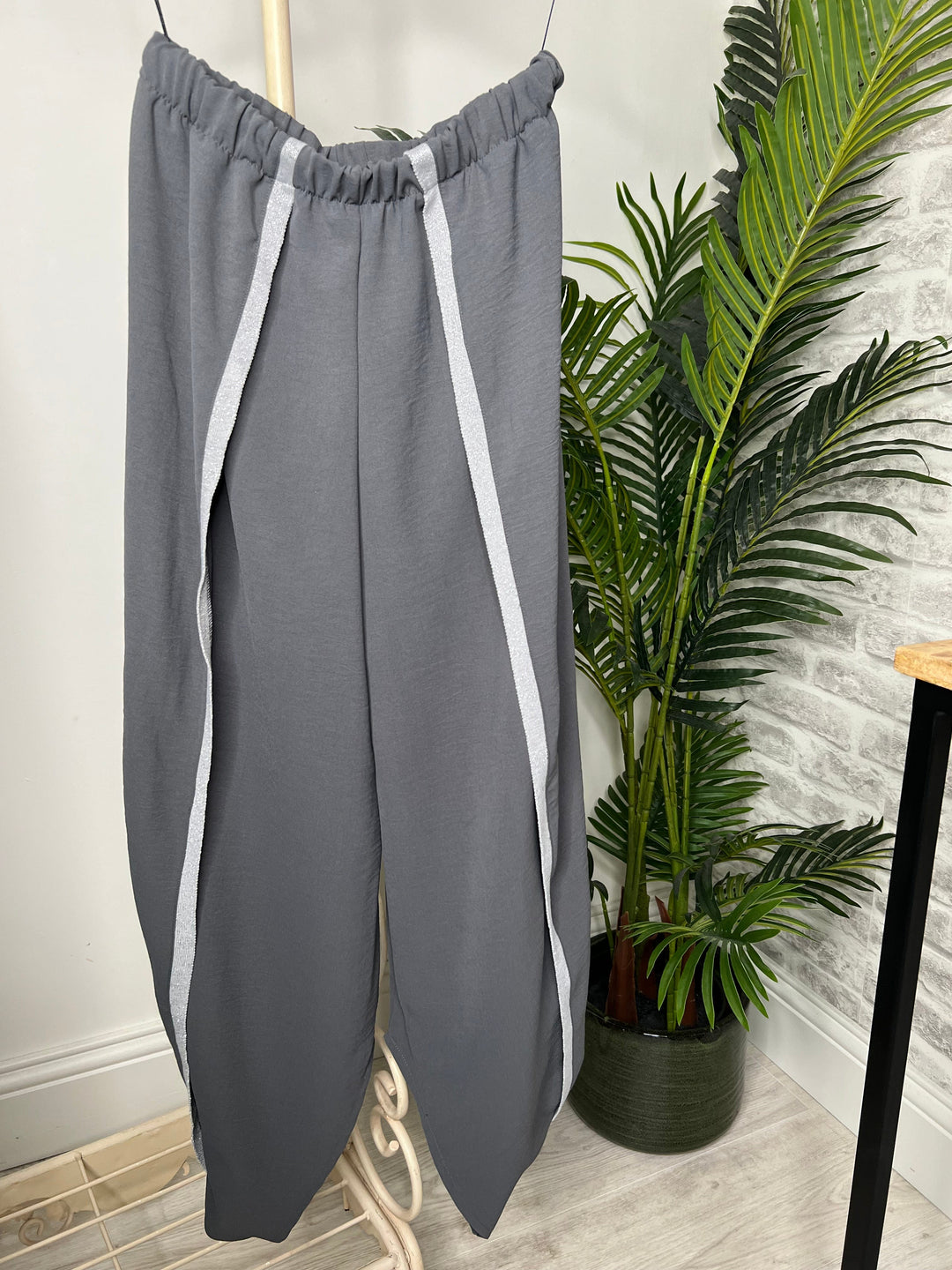 Seva Grey Stripe Trousers 014