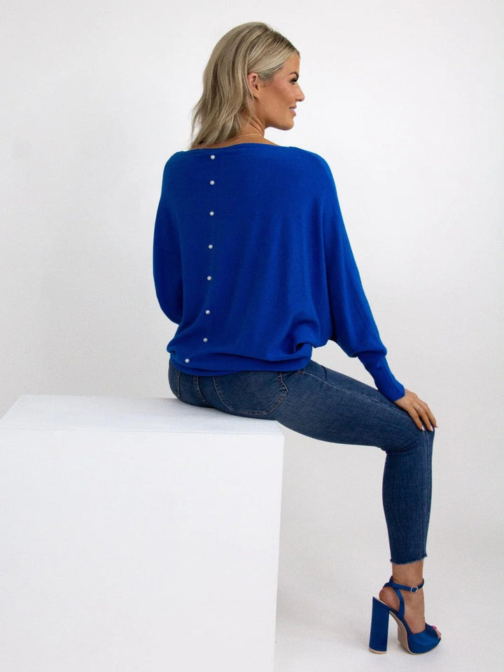 Kate & Pippa Elba Pearl Knit Jumper - Crabtree Cottage