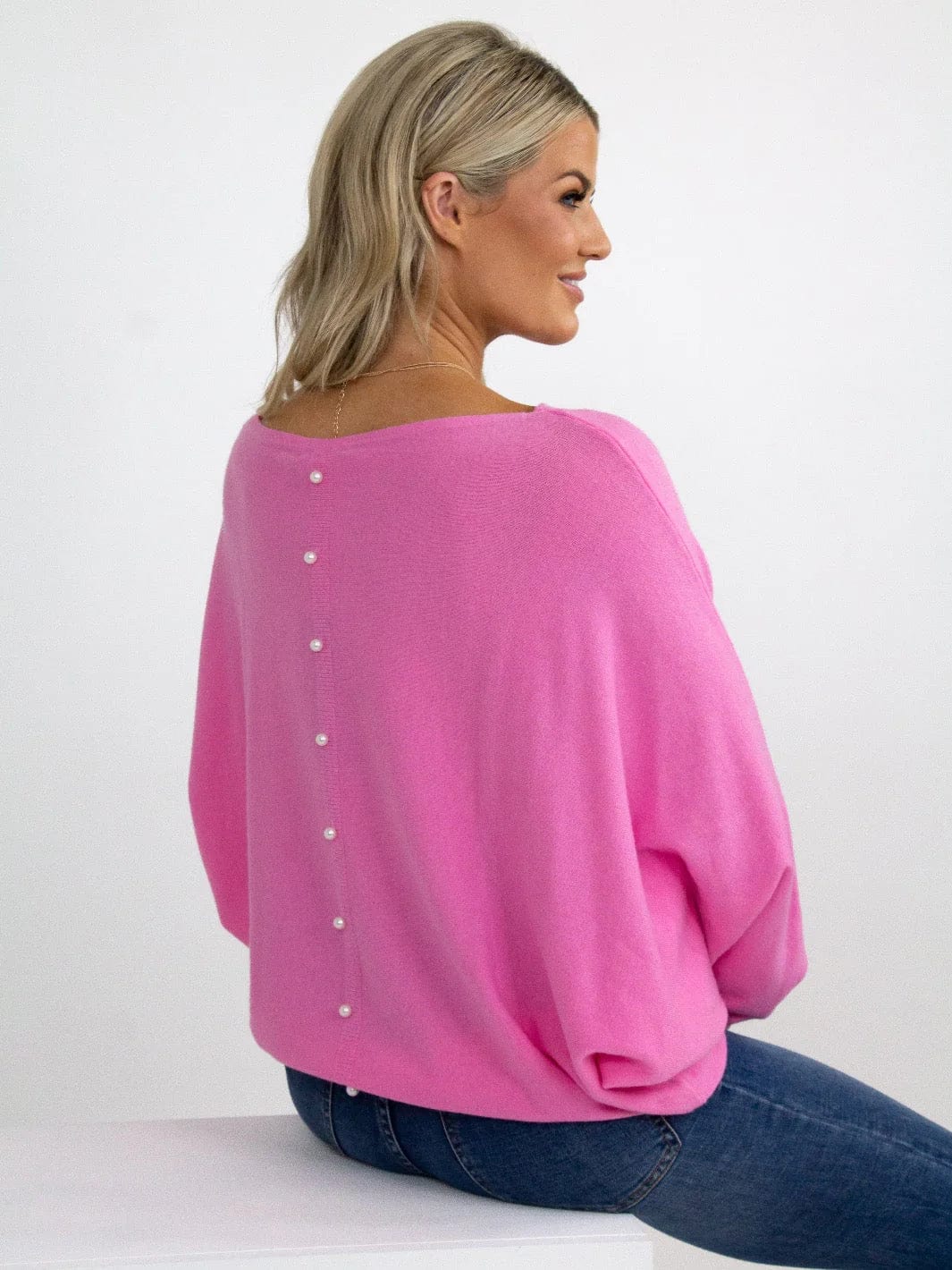 Kate & Pippa Elba Pearl Knit Jumper - Crabtree Cottage