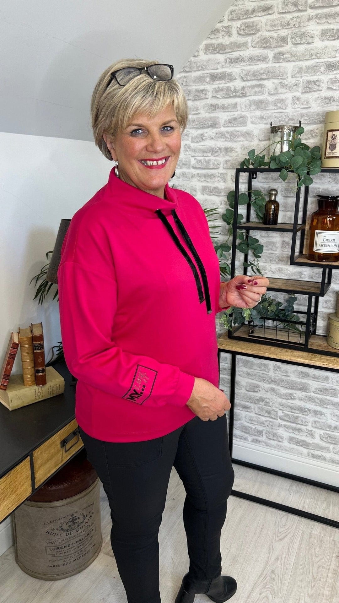 Monari Sweatshirt With Toggles - Crabtree Cottage