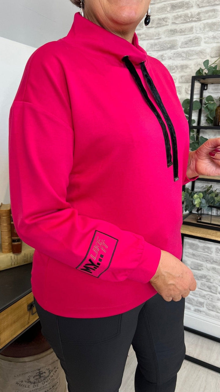 Monari Sweatshirt With Toggles - Crabtree Cottage