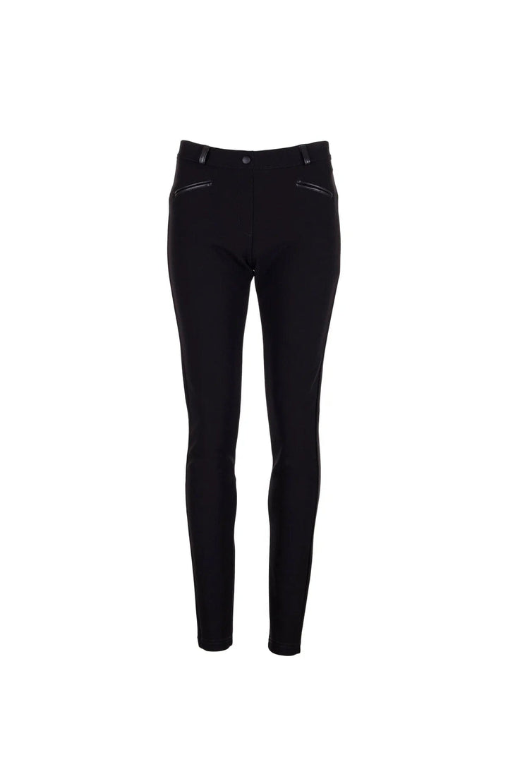 Peruzzi Pleather Trim Legging - Crabtree Cottage