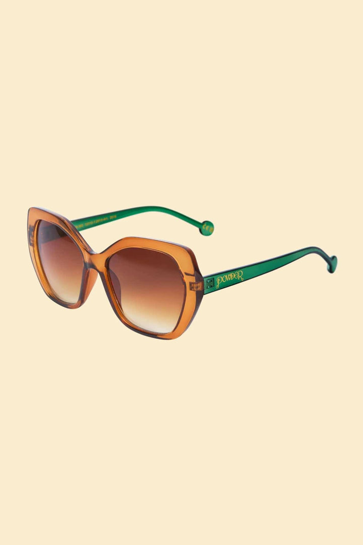 Powder Briana Sunglasses In Mandarin/Sage - Crabtree Cottage