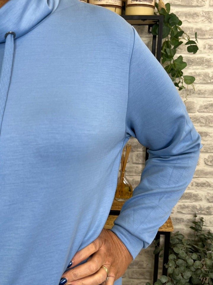 Soya Concept Banu Sweatshirt In Blue - Crabtree Cottage