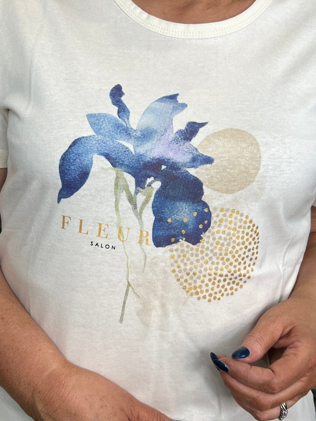 Soya Concept Derby T-Shirt In Blue - Crabtree Cottage