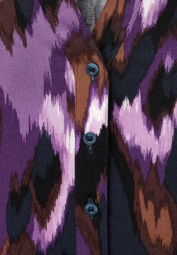 Street One Bamika Blouse In Deep Pure Lilac - Crabtree Cottage