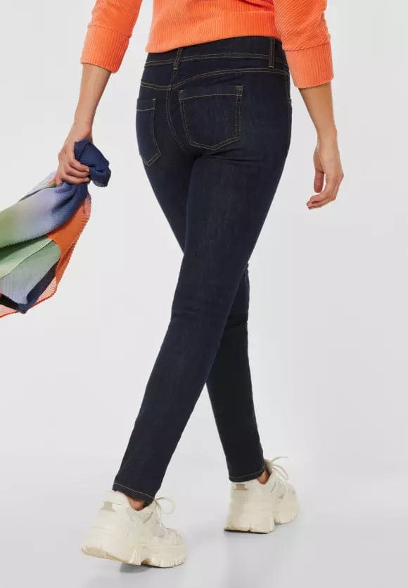 Street One York High waisted Dark Denim Jeans - Crabtree Cottage