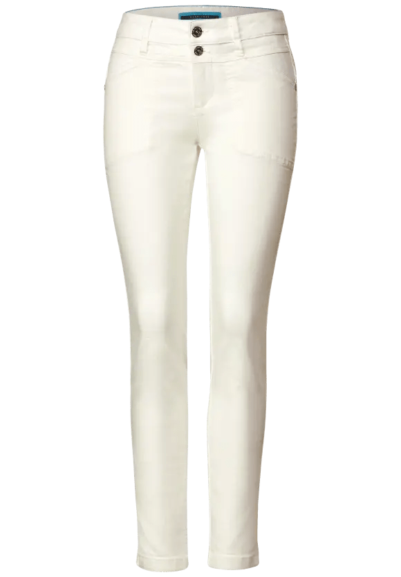 Street One York Jeans In Off White - Crabtree Cottage
