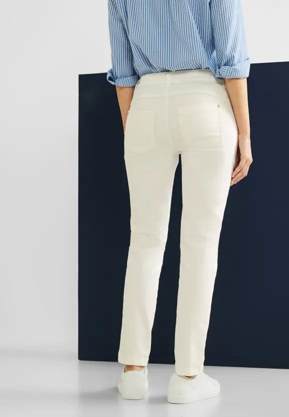 Street One York Jeans In Off White - Crabtree Cottage